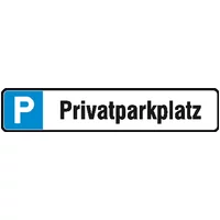 Schildershop24 Parkplatzschild Symbol P Text Privatparkplatz