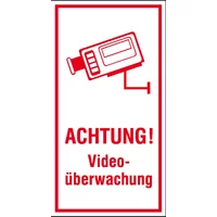 Schildershop24 Video Infozeichen Achtung Videoüberwachung