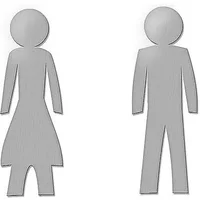 Schildershop24 30% Rabatt auf 2er Set Edelstahl Toilettenschilder für Damen Herren