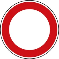 Schildershop24 Verkehrszeichen Durchfahrt verboten