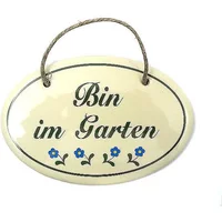 Schildershop24 34% Rabatt auf Emaille Türschild für Gartenliebhaber 15 x 10 cm