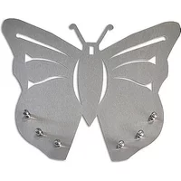 Schildershop24 54% Rabatt auf EdelstahlGarderobe im Schmetterlingsdesign