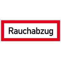 Schildershop24 Hinweisschild für die Feuerwehr Rauchabzug RWA
