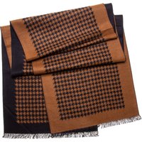 Tinitex Schal Seidenflanell Hahnentritt schwarz braun