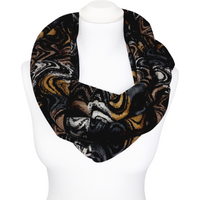 Tinitex Sichern Sie sich 25% Rabatt auf den schwarzbraunen Loopschal aus Seidenflanell