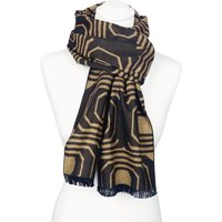 Tinitex 25% Rabatt auf RetroWinterschal aus braunem Seidenflanell