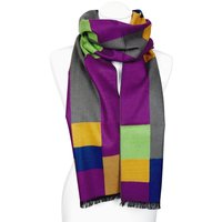 Tinitex 25% Rabatt auf bunte Winterschals aus Seidenflanell mit Blockmustern