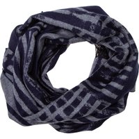 Tinitex 25% Rabatt auf stylischen marinegrauen Winterschal im Streifenlook