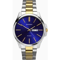 Sekonda Sekonda Classic Men's Watch | Silver Case & Stainless Steel Bracelet with Blue Dial | 1440