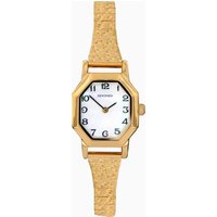 Sekonda Sekonda Easy Reader Ladies Watch | Gold Case & Stainless Steel Expander with White Dial | 4265