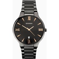 Sekonda Sekonda Wilson Men's Watch | Gun Metal Case & Stainless Steel Bracelet with Black Dial | 1934