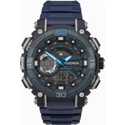 Sekonda Sekonda Malvern Digital Men's Watch | Navy Plastic Case & Strap With Navy Dial | 30167