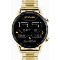 Get 30% Discount Sekonda Active Plus Smartwatch with Gold Case Steel Strap