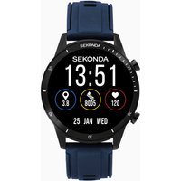 Sekonda Active Go Smart Watch | Black Case and Blue Silicone Strap | 30288