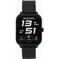 Sekonda Motion Go Smart Watch | Black Case and Silicone Strap | 30289