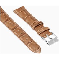 Accurist Rectangle Ladies Light Brown Leather 19mm Strap