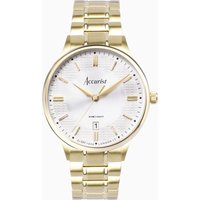 Get 20% Discount on Accurist Classic Mens Watch Gold Case Silver Dial