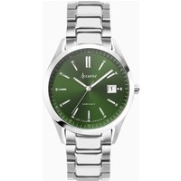 Get 20% Off Accurist Everyday Unisex Watch Silver Case Green Dial 36mm