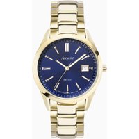Enjoy 20% Discount on Accurist Mens Everyday Watch Gold Blue Dial