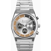 Accurist Accurist Origin Men’s Chronograph Watch | Silver Case & Stainless Steel Bracelet with Silver Dial | 41mm
