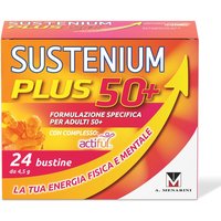 Sustenium Plus 50+ Integratore Energizzante per Adulti 50+ con Actiful Vitamine e Minerali, 24 Bustine
