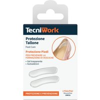 Tecniwork Night&Day - Gel trasparente protezione tallone contro il dolore da sfregamento, 1 paio