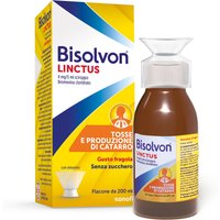 Bisolvon Linctus Sciroppo Mucolitico per Catarro e Tosse Grassa Gusto Fragola, 200ml