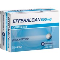 Efferalgan 500mg Paracetamolo Febbre e Dolore, 30 compresse