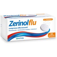 Zerinolflu Influenza e Raffreddore, 12 Compresse Effervescenti