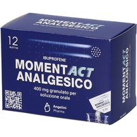 Angelini Momentact Analgesico 400mg Ibuprofene Granulato per Soluzione Orale, 12 Bustine