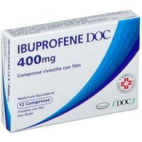 Ibuprofene Doc 400mg Antinfiammatorio, 12 compresse