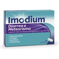 Imodium Diarrea e Meteorismo, 12 Compresse