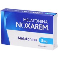 Melatonina Noxarem 3mg favorisce il sonno e l'addormentamento in caso di jet lag, 10 compresse
