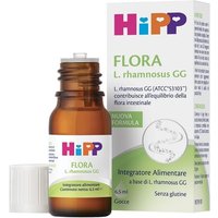 Hipp Flora - Integratore probiotico in gocce per l'equilibrio della flora intestinale, 6,5 ml