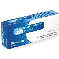 Paracetamolo Pensavital 500mg Febbre e Dolore, 20 compresse