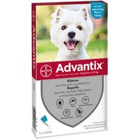 Bayer Advantix Spot-On Antipulci Antipidocchi Cani da 4 a 10 kg, 1 pipetta