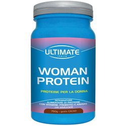 Ultimate Woman Protein Cacao - Integratore Proteico Donna Con Vitamine E Probiotici, 750 G