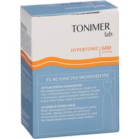 Tonimer Lab Hypertonic - Soluzione decongestionante per il naso, 18 Tonimer Lab flaconcini monodose