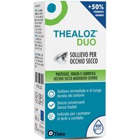 Théa Thealoz Duo - Soluzione oftalmica idratante e lubrificante per gli occhi secchi, 15 ml