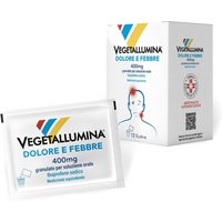 Vegetallumina Dolore Feb Dolore e Febbre 400mg Ibuprofene Sodico Granulato per Soluzione Orale, 12 Bustine