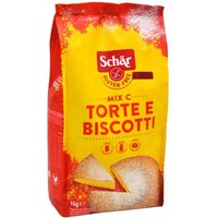 Schar Farina Mix C per Torte e Biscotti Senza Glutine Vegan, 1 Kg