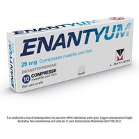 Menarini Enantyum Analgesico Antiinfiammatorio contro Mal di Testa Dolori Mestruali e Dolori Articolari, 10 Compresse