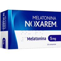 Melatonina Noxarem 5mg favorisce il sonno e l'addormentamento in caso di jet lag, 10 compresse