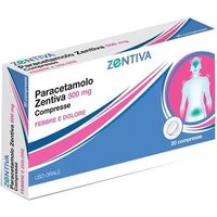 Paracetamolo Zen 500mg Febbre e Dolore, 20 Compresse