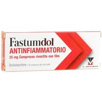 Menarini Fastumdol Antinfiammatorio 25 mg Dexketoprofene Antidolorifico, 10 Compresse