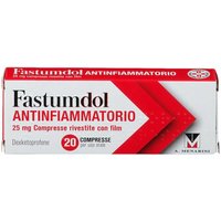 Menarini Fastumdol Antinfiammatorio 25 mg Dexketoprofene Antidolorifico, 20 Compresse