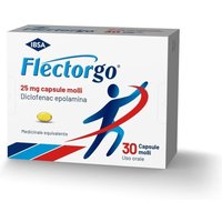 IBSA Flectorgo 25mg Diclofenac Epolamina Antidolorifico, 30 Capsule Molli