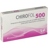 LJ Pharma Chirofol 500 Integratore Alimentare, 20 Compresse