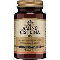 Solgar Amino Cisteina 500 Integratore Alimentare, 30 Capsule Vegetali
