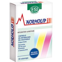 ESI Normolip 5 - Integratore di Riso Rosso Controllo Colesterolo, 30 Naturcaps